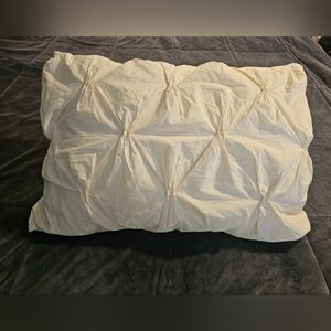 West Elm Pintuck  Pillow Shams (2)